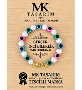 GERÇEK İNCİ BİLEKLİK MK.7000.865- RAHATLIK-DİNGİNLİK-ENERJİ- STRES BİLEKLİĞİ- RENKLERİ BOYA DEĞİLDİR -KENDİ RENGİDİR