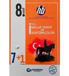 Gezegen Yayınları 8. Sınıf Hb T.C. İnkılap Tarihi Ve Atatürkçülük 7+1 Fasikül