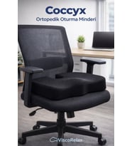 Ergonomik Oturma Minderi – Bel Destekli Konforlu, Yumuşak, Kaymaz Taban