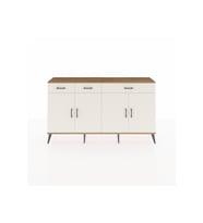 Arges Konsol 4 Raflı 3 Çekmeceli 4 Kapaklı 176x30x99 Çam-Aytaşı