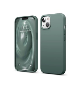 iPhone 14 Kılıf First Silikon - Koyu Yeşil