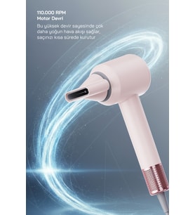 SİNBO SHD-1739 BLDC Saç Kurutma Makinesi - Pembe