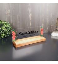 Kişiye Özel Modern Tasarımlı Masa İsimliği