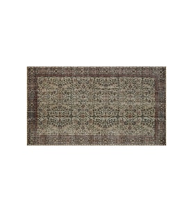 Benzersiz El Dokuma Eskitme Halı 147x254 cm 9696