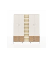 Hyperion Dolap 13 Raflı 6 Çekmeceli 2 Askılı 220x44x243 Aytaşı-Aytaşı/Çam