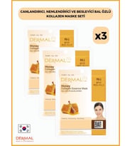 Dermal Canlandırıcı, Nemlendirici Ve Besleyici Bal Özlü Kollajen Maske 23 Gr 3 Adet