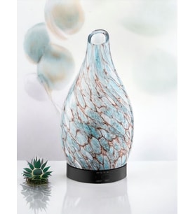 Işıklı Cam Hava Nemlendirici Esansiyel Aroma Difüzörü - Marble