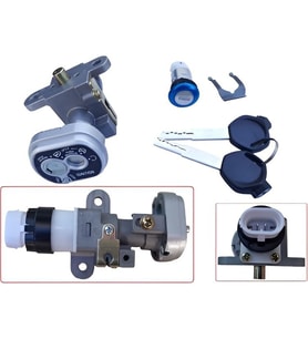 Kuba Zenzero 125 Kontak Seti Zenzero Kilit Set Arasmoto (Gri)