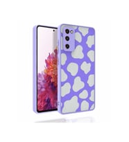 Samsung Galaxy S20 FE Uyumlu Kılıf Desenli Kamera Korumalı Parlak Zore Nora Kapak (Model 6)