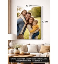 Kişiye Özel Fotoğraflı Kanvas Tablo (40x60)