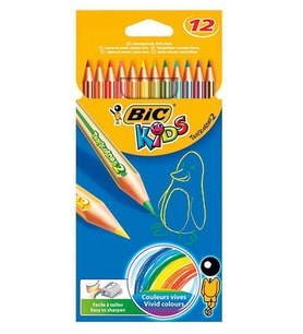Bic Kuru Boya TropicolorS2 Tam Boy 12 Lİ 832566 (Karışık)