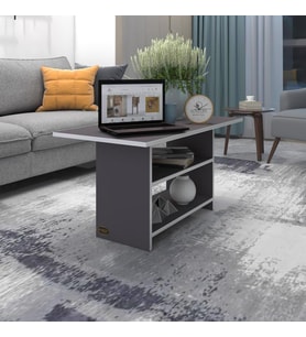 Kenzlife orta salon sehpası dallas gri 060*070*50 yemek masası (Karışık)