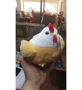 Oyuncak Peluş Sevimli Uyku Arkadaşı Tombiş Tavuk 25 cm