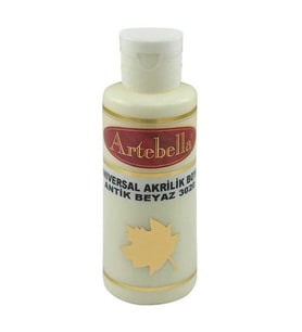 Antik Beyaz Akrilik Boya Artebella Antik Beyaz Akrilik Boya 3020 Antik Beyaz 130 ml (Karışık)