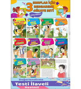 3.Sınıf Okumayı Sevdiren 10 lu Hikaye Seti 5 (64 sayfa)