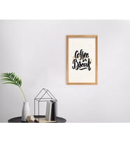BK Home Coffee Tasarımlı Dekoratif Retro Ahşap Tablo-45