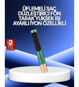 3’Ü 1 Arada Saç Şekillendirme Seti – Kurutma, Düzleştirme, Tarama
