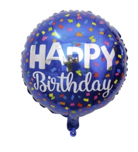 Happy Birthday Mavi Folyo Balon