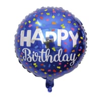 Happy Birthday Mavi Folyo Balon