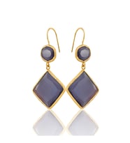 Kadir Jewellery 22 Ayar Altın Kaplama Kadın Sallantılı Küpe -El İşçiliği Ve Hipoalerjenik Küpe