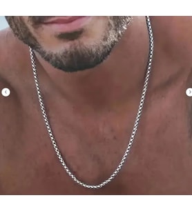 voyageaccessory Sevgiliye Hediye Paslanmaz Kararmaz Çelik Erkek Zincir Kolye ( Farklı Ölçü Seçenekli)