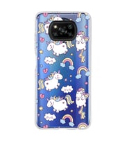 Poco X3 PRO / X3 NFC Uyumlu Unicorn Tasarımlı Şeffaf Telefon Kılıfı