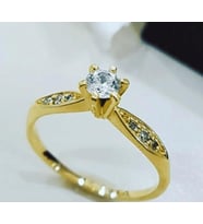 GÜMÜŞ TEKTAŞ YÜZÜK  / EVLİLİK TEKLİFİ /SEVGİLİLER GÜNÜ / ATS