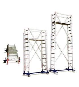 ALÜMİNYUM İSKELE 7 MT TELESKOPİK (FMI.13) (3,5 * 2 MT)