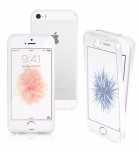 Apple iphone 5 /5s /5se 360 Silikon Şeffaf Ön Arka