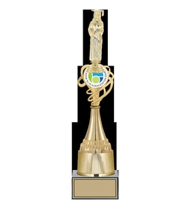 ODAK KUPA - Figürlü Kupalar - Mezuniyet Kadın Figürlü Kupalar FG-033 A - 43 cm