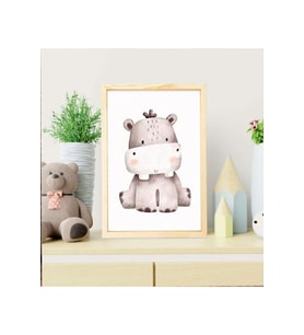 hcartcenter-Çerçeveli Çocuk Odası Ahşap Tablo-10