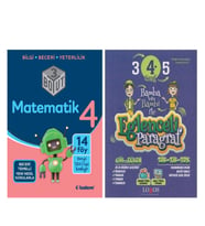 Tudem Yayınları 4. Sınıf Matematik 3 Boyut ve Lodos Eğlenceli Paragraf Soru Bankası Seti 2 Kitap