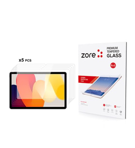 Lexroo Xiaomi Redmi Pad SE 5in1 Tablet Temperli Cam Ekran Koruyucu - Şeffaf