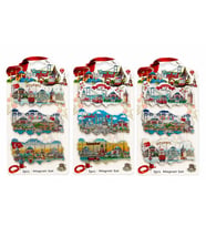 İstanbul Temalı Silikon Buzdolapı Süsü Magnet 3'Lü Set
