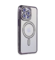 Northcity iPhone 15 Pro Joke Simli Magneticsafe Kılıf - Derin Mor