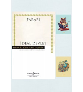 İdeal Devlet - Hasan Ali Yücel Klasikleri - Farabi - Iş Bankası - 9786053329565 (2 NOT DEFTERLİ) (Renksiz)