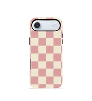 iPhone 17 Air Vorian Çift Katmanlı Kılıf Blush Checker