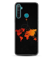 Realme 5i 5 Pro 6i 7 Pro 8 Kılıf Desemli Silikon İz Bırakan Uçak 1778