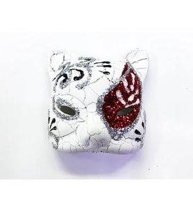 İşlemeli Seramik Venedik Kedi Magnet