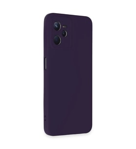 Realme C35 Kılıf Nano İçi Kadife  - Mor
