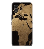 TCL 303 Kılıf Silikon Desen Özel Seri Map Planet 1656