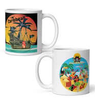 Karayipler Kupa Bardak 2 Adet Seyahat Hatıra Caribbean Mug (Karışık)