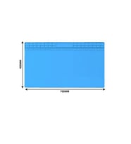 ISIYA DAYANIKLI ELEKTRONİK TAMİR MATI LEHİM PEDİ 700 MM X 400 MM MAVİ