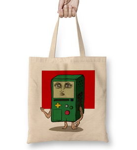 Hu Mo The Creepy Mo Adventure Time Bmo Bez Çanta Uzun Saplı