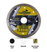 115mm Endüstriyel İnce Segmentli Turbo Elmas Testere (Porselen-Seramik-Mermer)