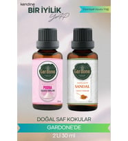 Pudra + Sandal ( Oda Kokusu Aroma Terapi Buhurdanlık / Difüzör Yağı ) Set 2 Adet x 30 ML