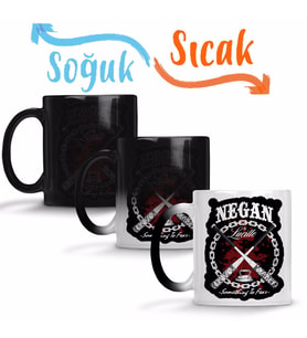 Negan Lucille Sihirli Kupa Bardak Porselen