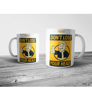 Pixxa Fallout Don't Lose Your Head Kupa Bardak Model 6