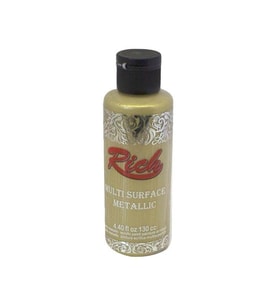 Rich Multi Surface Metalik Her Yüzey İçin Akrilik Boya 120 cc. 6512 SOFT ALTIN 