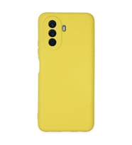 Nova Y70 Kılıf Nano Içi Kadife Silikon - Sarı